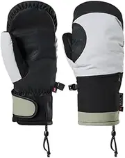 [xwxwseui] Colorblock Snow Mittens for Men Women Insulated Ski Mitten Touchscreen Waterproof Snowboard Gloves