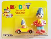 NODDY IN TOYLAND Noddy In His Car & Noddy Walking Wind-Up Ertl 1990 Vintage Rare