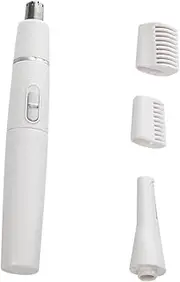 FRCOLOR 1pc Eyebrow Trimmer Hair Eraser Eyebrow Razor Ear Wax Removal Upper Lip Hair Remover Nose Hair Trimmer Eye Brow Razors Facial Hair Removal for Women Electric Razor White Abs