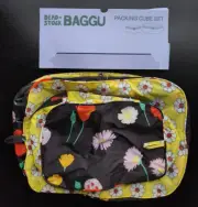 NWT Baggu Deadstock Flower Mix Packing Cube Set