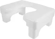 HOMOCONO Toilet Stool for Bathroom Durable Non Slip Squatting Step Stool for Comfortable Use Easy to Clean Potty Step for All Ages Stable Design