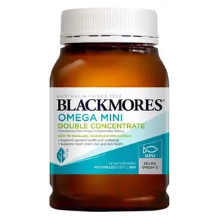 超商免運 澳洲 Blackmores 無腥味 mini魚油 雙倍迷你魚油 400粒裝 Odourless FishOil