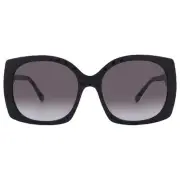 Dolce And Gabbana Light Gray Gradient Black Square Ladies Sunglasses DG4385