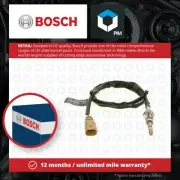 Exhaust Temperature Sensor fits VW CADDY 1.6D After DPF 10 to 20 Genuine Bosch