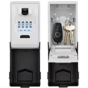 4-Digit Combination Lock Key Box Safe Storage Box Padlock Security Home Outdoor