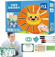 Preschool Tracing Binder,Pen Control Book for,PRACTICE LETTER WRITING LETTER Preschool Activities - Educational Learning Puzzle Game Travel Puzzle for Boys