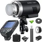 GODOX AD300Pro 300W TTL Outdoor Flash with XproII-S Flash Trigger for Sony Cameras, 2.4G 1/8000s HSS 2600mAh 0.01-1.5s Recycle Time 320 Full Power 12W Bi-Color Modeling LED Strobe Flash Monolight