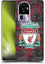 Head Case Designs Officially Licensed Liverpool Football Club Club Colours Crest Digital Camouflage Soft Gel Case Compatible with Oppo Reno10 Pro+