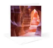 3dRose, USA, Arizona, Antelope Canyon, Navajo Tribal Park., Greeting Card