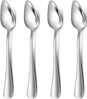 IRokHH 4-Piece Grapefruit Spoons, 18/8 Stainless Steel