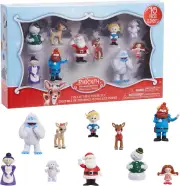 Rudolph the Red-Nosed Reindeer® Figure Set, 10-Piece Figure Set, Kids Toys for A