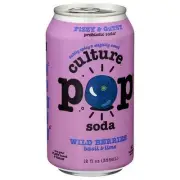 Probiotic Soda Wild Berries Basil And Lime 12 Oz(Case O