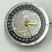 Shanghai Made Silver Mechanical Movement 3 Hands Black Disk Quick Adjustment