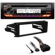 JVC KD-T92MBS Marine Bluetooth CD USB AUX AM/FM Receiver, Radio Installation Kit
