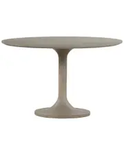 Armen Living Pippa Concrete And Metal Tulip Round Dining Table