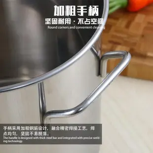 不銹鋼桶煮茶桶加深珍珠奶茶桶帶蓋煮水桶電磁爐湯桶大容量油桶