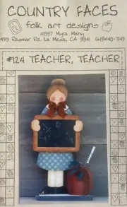 Vintage Tole Pattern Packet: Teacher, Teacher by Myra Mahy
