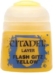 CITADEL Games Workshop Paint Layer Paint: Flash GITZ Yellow