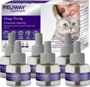 FELIWAY Optimum Enhanced Calming Pheromone 30-Day Refill 6 Pack Free Au Shipping