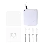 1200g Punch-Free Automatic Sensor Door Closer Self Closing Door White