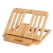 Adjustable Bamboo Foldable Laptop Stand Portable Laptop Riser Desk Table Stand