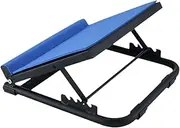Generic Slant Board Calf Stretcher Indoor Board Calf Extension Professional in-Grid Board 5 Adjustable Angles for Gym, Blue