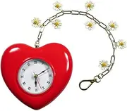 [Ikon Design Studio] The Wizard of Oz - Tin Man Heart Clock Replica, 11 cm Height