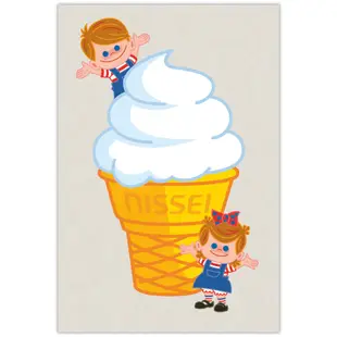 美國 Hallmark 夏季明信片/ 日世冰淇淋