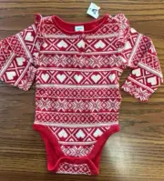 3-6m Old Navy Stretch Red Hearts NWT