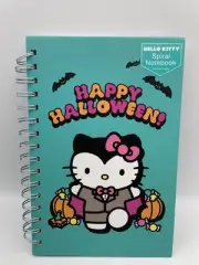 Hello Kitty Sanrio 2024 Halloween Vampire Spiral Lined Hardcover Notebook NEW