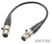 6-inch Mini XLR Female to Mini XLR Female Pro Audio Cable, CablesOnline XM-F300