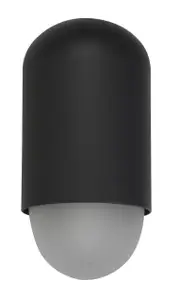 Bullet Exterior Wall Light - Matt Black