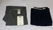 Dockers classic khakis black and Green pleated pants 40 x 29 (28) Lot of 2