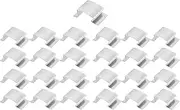 Glass Retainer Clips | 25X Glass Panel Clips | Quick-Release Stainless G-Shaped Support Reusable Weather-Resistant for Shade Cloth Hoop Shed Pool Cover