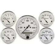 Auto Meter 1602 Old Tyme White 5-Gauge Kit