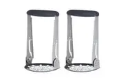 2PK MasterCraft Smart Space Folding Potato Veg Kitchen Masher Stainless Steel SL