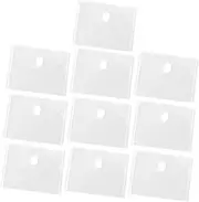 SHINEOFI 10 Pcs Plastic Envelope Folders Document Holders Transparency for Receipts Papers Portable File Bag