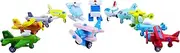 BESPORTBLE 12Pcs Mini Wooden Airplane Adorable Learning for Enhancing Coordination and Confidence Parties and Developmental Fun