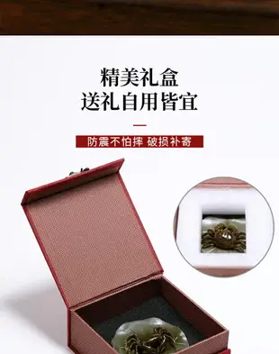 紫砂螃蟹招財變色茶寵擺件精品可養純手工茶寵茶具茶桌配件擺設