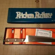 Vintage Kitchen Kutlery The Gourmet Task Masters Chef Knife and original box