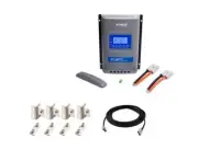 Plus 40A MPPT Solar Regulator + 12m Lead 6mm2 + Panel Mounting Brackets