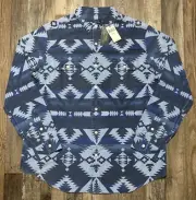 NEW Polo Ralph Lauren Southwestern Aztec RRL Classic Fit Western Button Shirt XL