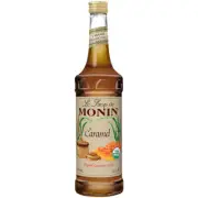 Monin Organic Caramel Flavoring Syrup 750 mL 544SYPAO009B