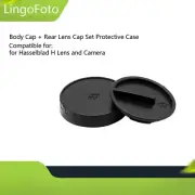 Body Cap + Rear Lens Cap Set Protective Case for Hasselblad H Lens