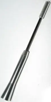 Short Stubby Brushed Antenna w Black Mast for VW Audi BMW NEW MAST Aerial