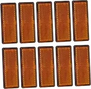 10 Pcs Reflective Strips for Cars and Weather Resistant Self Adhesive Safety Warning Tape High Visibility Reflective Boards for Easy to Install