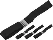 [FOMIYES] 4PCS Plus Garters for Women Adjustable High Elasticity Belts Stylish Comfortable Firm Hold Secure Day Wear Black