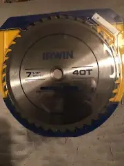 IRWIN CLASSIC 7-1/4-in 40-TOOTH TRIM/FINISH SAW BLADE AWESOME #1826233