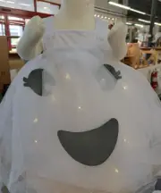 Pottery Barn Kids Light Up Ghost Tutu Halloween Costume White 3T #374