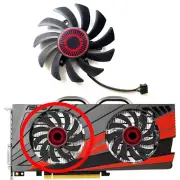 T128010BH Dual Ball Cooling Fan Parts for ASUS GTX1060 960 GAMING Graphics Card